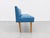 Vintage Bench Seat in Blue Imitation Leather, 1960s For Sale - Image 6 of 13