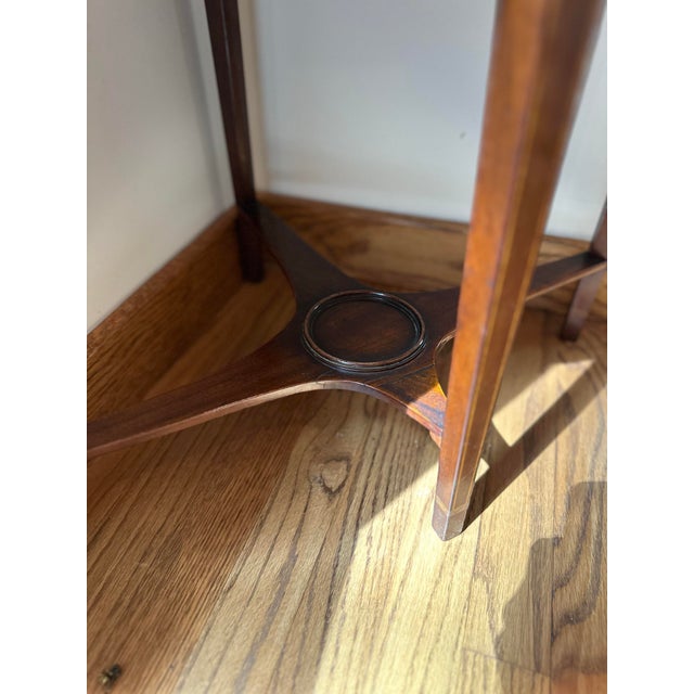 Wood Antique Mahogany Corner Wash Stand C 1800 For Sale - Image 7 of 8