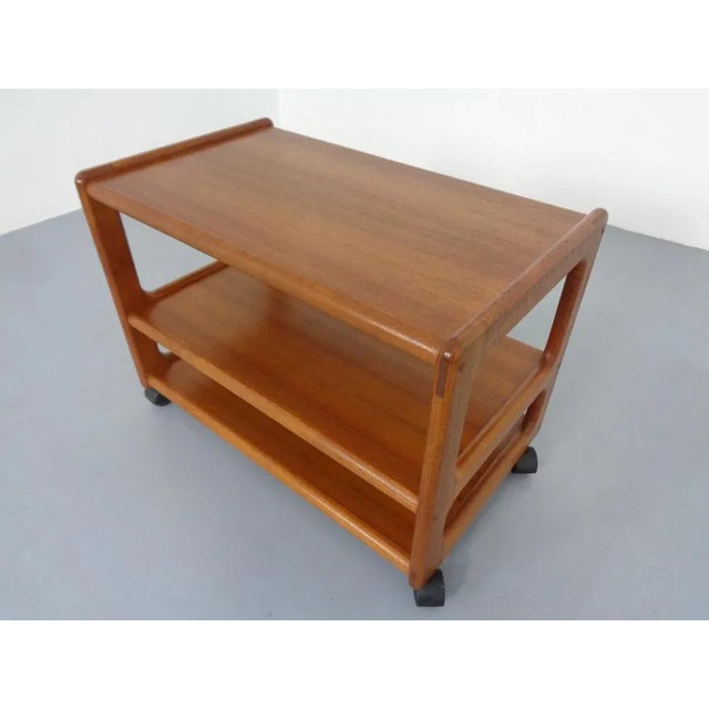 1960s Danish Teak Tea Cart 1960s For Sale - Image 5 of 13