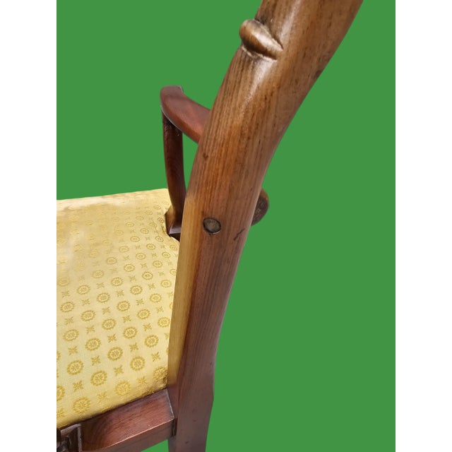 Wood Antique 19th Century Georgian Style Armchair For Sale - Image 7 of 7