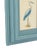 Nautical Original Hand-Painted Blue Heron Painting in a Handpainted Vintage Frame For Sale - Image 3 of 3
