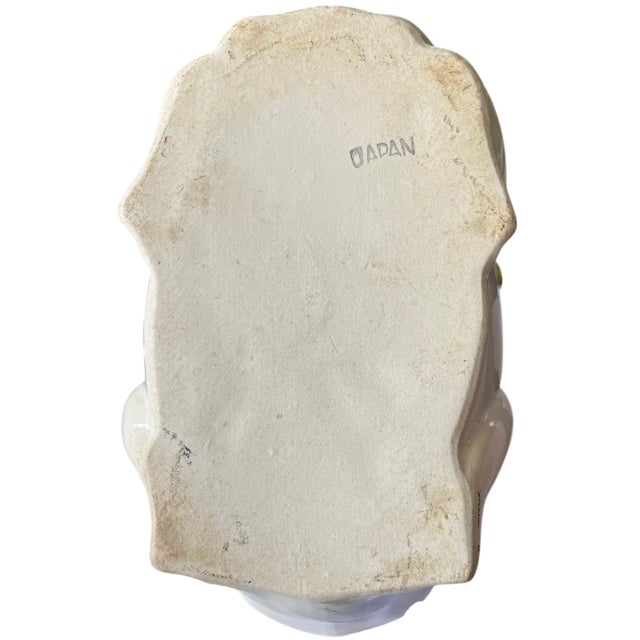 Vintage Hand-Painted Ceramic Frog Planter in the Spirit of Jean Roger – Made in Japan, Mid-Century Figural Cachepot, 6” For Sale In Jacksonville, FL - Image 6 of 6