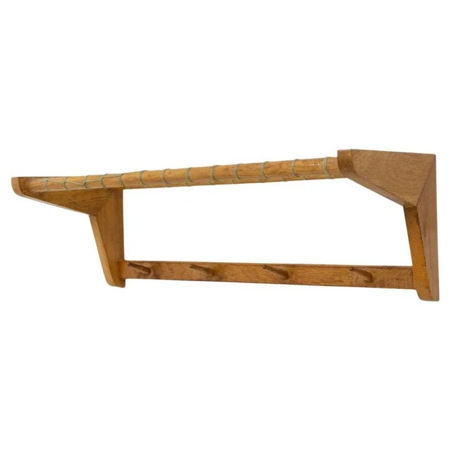 Mid-Century Czechoslovakian Wall Shelf from Jizba, 1960s For Sale - Image 13 of 13