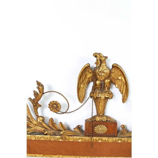 Late 19th Century Burlwood Framed / Top Details Hanging Wall Mirror - a Pair For Sale - Image 4 of 11