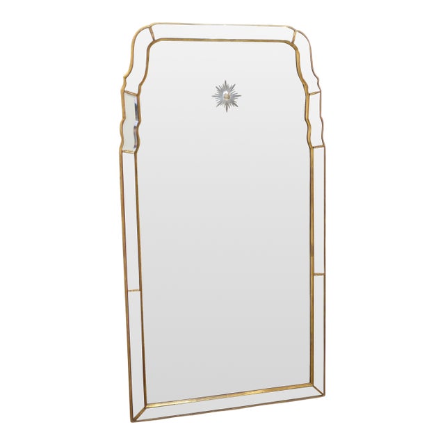 Vintage Queen Anne Style Mirror For Sale