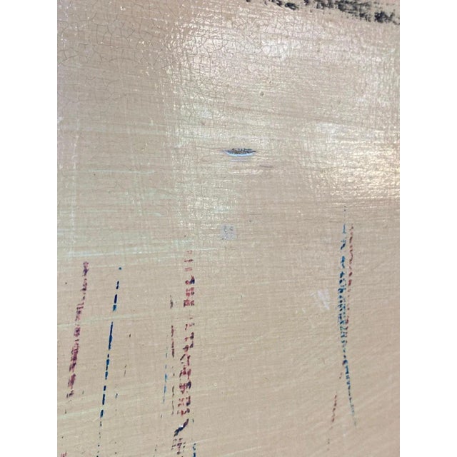 Yvan Moscatelli, Abstract Composition, Oil on Wood, 1994 For Sale - Image 10 of 11