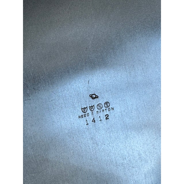 Reed & Barton Vintage Reed & Barton Large Silver Plated Bowl For Sale - Image 4 of 7