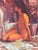 Brown 197's Vintage Impressionist Nude Woman Oil on Canvas Painting by Bohorquez For Sale - Image 8 of 10