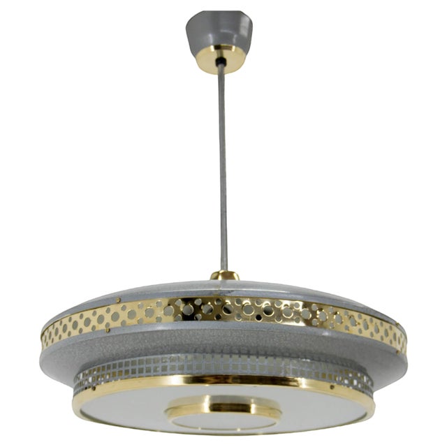 Space Age Mimtal Pendant by Ludib Bratislava, Czechoslovakia, 1960s For Sale