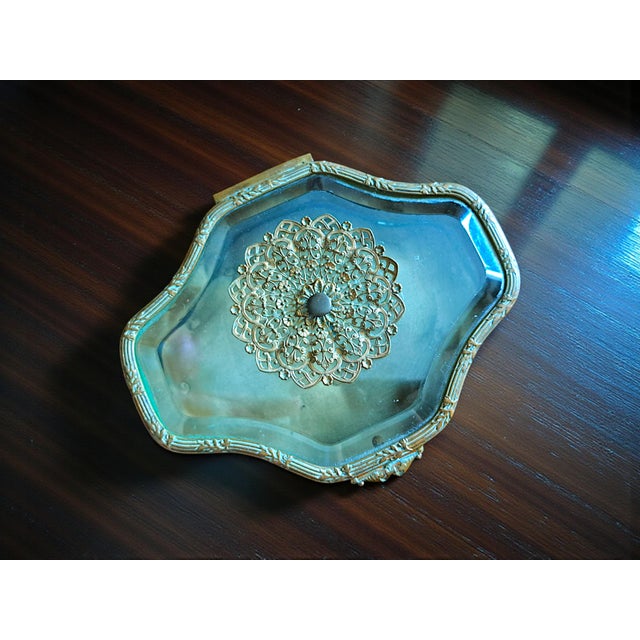 19th Century French Glass and Bronze Jewelry Box For Sale - Image 5 of 7