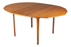 Diamond-Shaped Extendable in Teak, 1970s