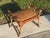 Henry Link Vintage Palm Beach Woven Rattan and Wood Foot Stool For Sale - Image 4 of 12