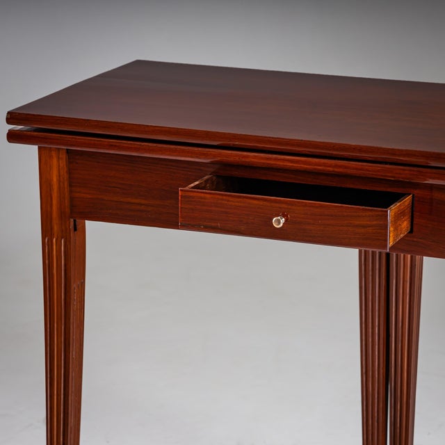 Brown Mahogany Folding Table, 1800s For Sale - Image 8 of 11