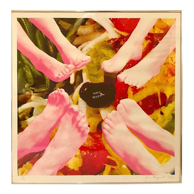 1960s Paris Review, by James Rosenquist (93/ 150), 1967 (Hand Signed and Numbered) For Sale