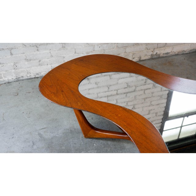 Mid Century Erno Fabry Biomorphic Walnut Coffee Table, C. 1950s For Sale - Image 14 of 18