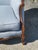 Sky Blue 1930 Italian Club Living Room Chair Beachwood For Sale - Image 8 of 17