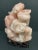 Late 20th Century Chinese Art Large Carved Solid Rose Quartz Stone With Wooden Stand For Sale - Image 4 of 13