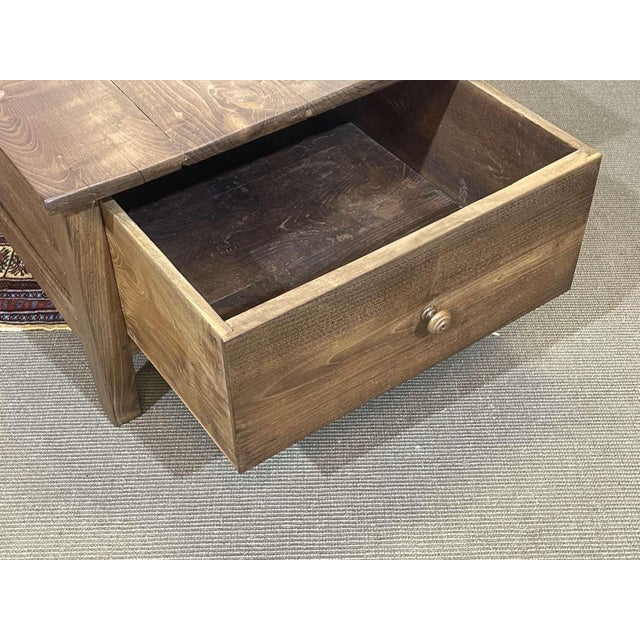 Early 20th Century Chestnut Coffee Table with 2 Drawers For Sale - Image 18 of 18