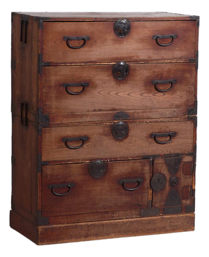 Japanese Tansu in Wood