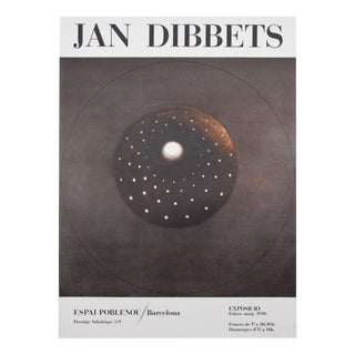 Espai Poblenou/Barcelona Exhibition Poster by Jan Dibbets, 1990s For Sale