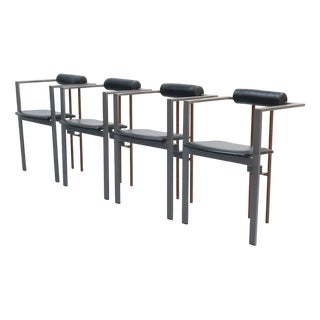 Set of Trix Dining Chairs by Karl Friedrich Förster for KFF Design, 1980s For Sale