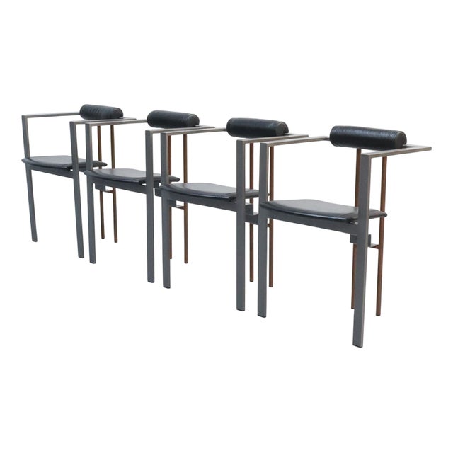 Set of Trix Dining Chairs by Karl Friedrich Förster for KFF Design, 1980s For Sale