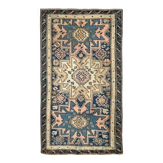 Galerie Shabab Collection Early 20th Century Caucasian Shirvan Throw Rug For Sale