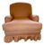 Serena & Lily Miramar English Roll Arm Chair With Ruffle Skirt – Blush Washed Linen | Like New For Sale