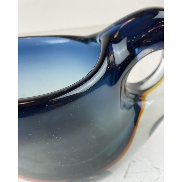 Sommerso Murano Glass Vase by Flavio Poli for Seguso Vetri D'arte, Italy, 1960s For Sale - Image 6 of 16