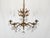 Antique 5 Light Beautiful Bonny Bitty Brass Cut Lead Glass Crystal Chandelier For Sale - Image 10 of 12