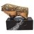 Gold Modern Bronze Bull Sculpture on Marble Base, 1970 For Sale - Image 8 of 8