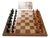 English Staunton Weighted Chess Set with Box and Board, 1890s, Set of 34 For Sale