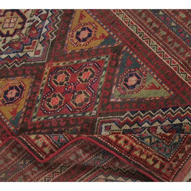 1920s Persian Kord Runner Rug 3’1″ X 10’0″ For Sale - Image 12 of 13