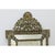 French 19th Century Petite Brass Cushion Mirror For Sale - Image 9 of 11
