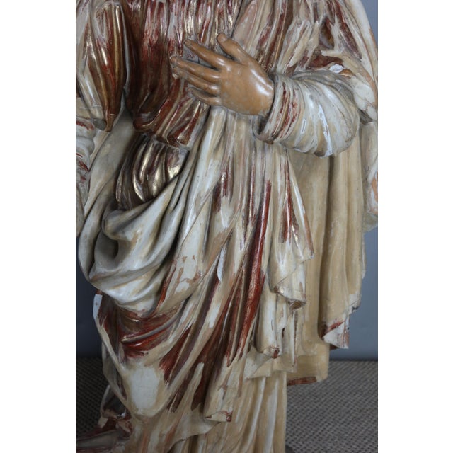Figurative Sculpture, 17th Century, Walnut For Sale - Image 9 of 13