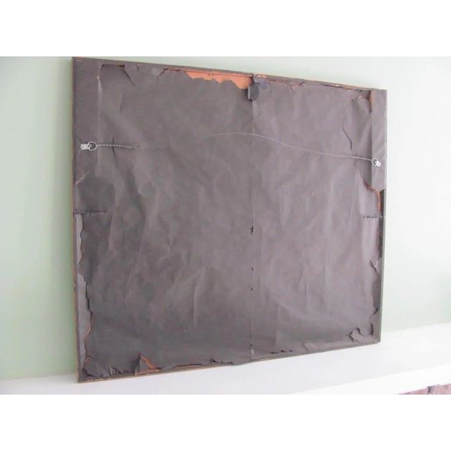 Wood By Leonard Baskin 1977 "Self Portrait" Lithograph Pencil Signed and Numbered Framed For Sale - Image 7 of 8