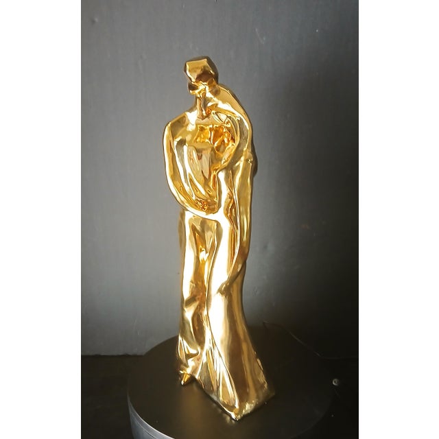 What a stunning piece of art! At over 17 1/2" tall, it's a real room-maker. No one ever sees this without commenting....