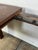 Brutalist Oak Table with 2 Extension Leaves, 1990s For Sale - Image 10 of 13
