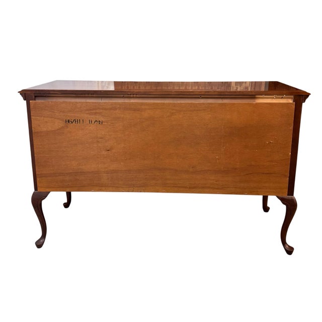 Vintage Sumter Cabinet Company Queen Anne Style Mahogany Sideboard For Sale - Image 10 of 12