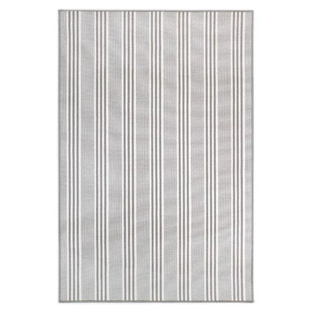 Pavilion features a timeless striped pattern to complement any design. The gray and white stripes are eye-catching in two...