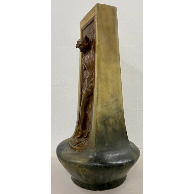 Early 20th Century Art Nouveau Ceramic Vase C.1910 For Sale In San Francisco - Image 6 of 12