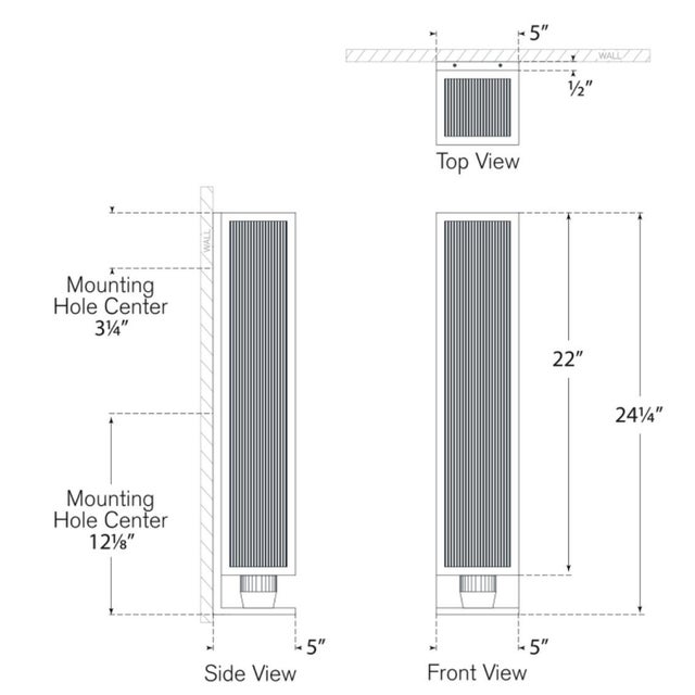 Modern Barbara Barry for Visual Comfort Signature York 24" Single Box Sconce in Soft Brass with Clear Ribbed Glass For Sale - Image 3 of 5
