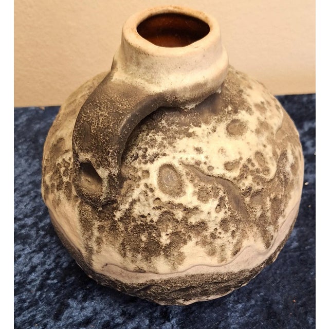 Vintage German Ceramic Vase, 1970s, in Very Good conditions. Designed 1970 to 1979