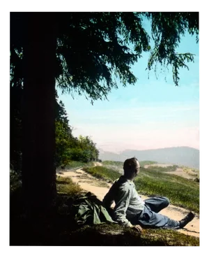 Hiking in Germany, 1920, Photograph