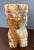 Mid 20th Century Mid-Century Boho Carved Onyx Stone Bookends For Sale - Image 5 of 8