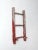 Textile Vintage 3 Rung Red Picking Ladder For Sale - Image 7 of 12