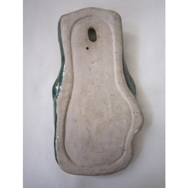 Asian Antique Chinoiserie Chinese Immortal Wall Pocket For Sale - Image 3 of 4