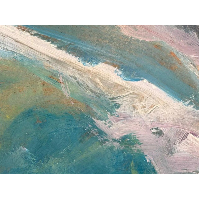 Jean Krillé, Landscape 99, Oil on Masonite, 1985 For Sale - Image 7 of 11