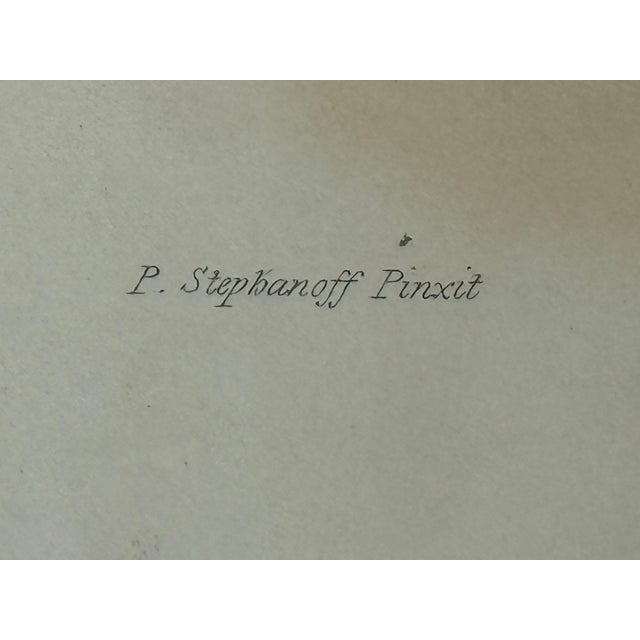 H. Meyer the Standard of St. George Coronation Engraving, Antique For Sale - Image 9 of 12