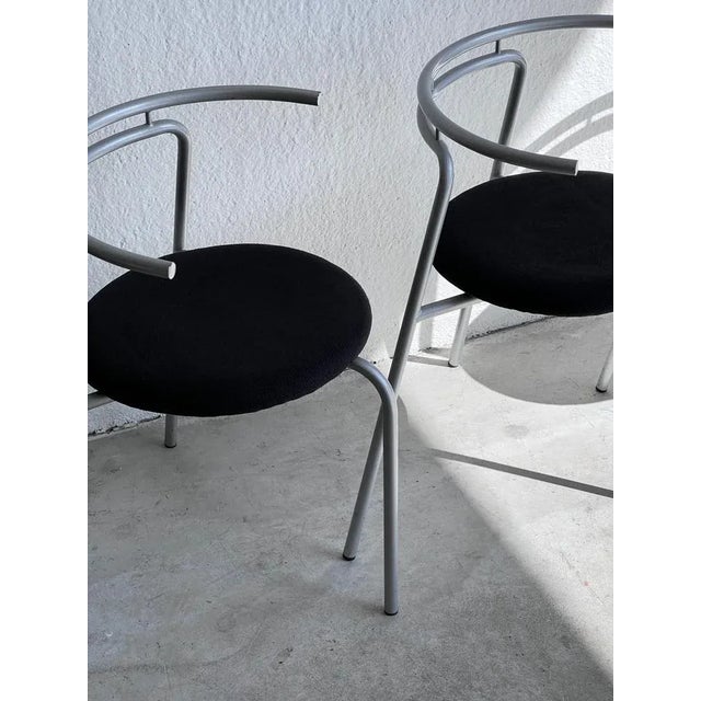 Metal Chairs by Ross Littell for Atelier Areti, Set of 4 For Sale - Image 7 of 10